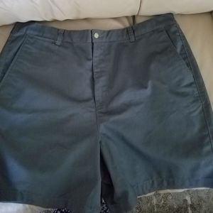 David Taylor Men's Dark Grey Shorts, Elastic Back Waistband, Size 40